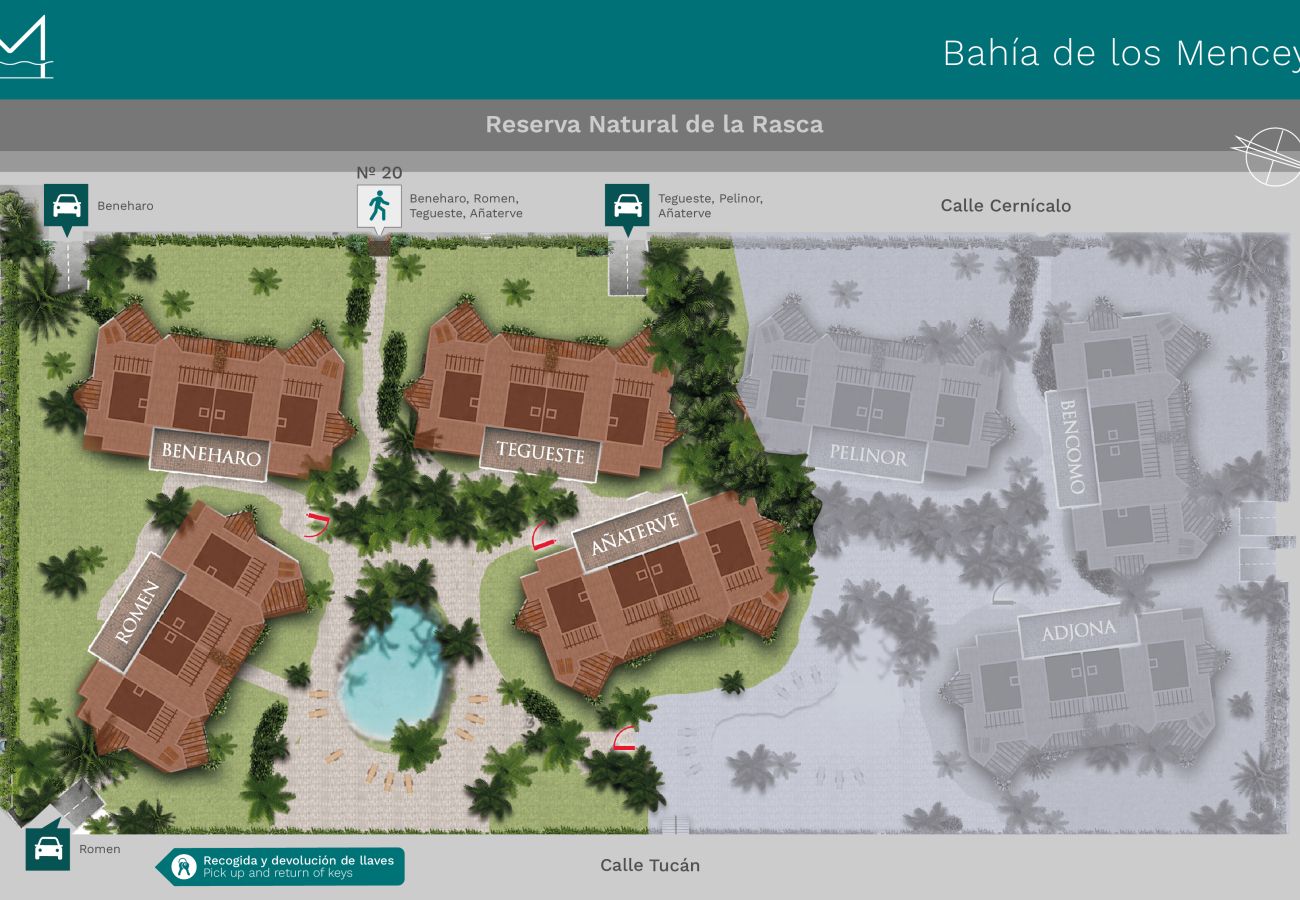 Huis in Arona - Bahia - Beneharo 1.1 DELUXE SEA VIEW 2B