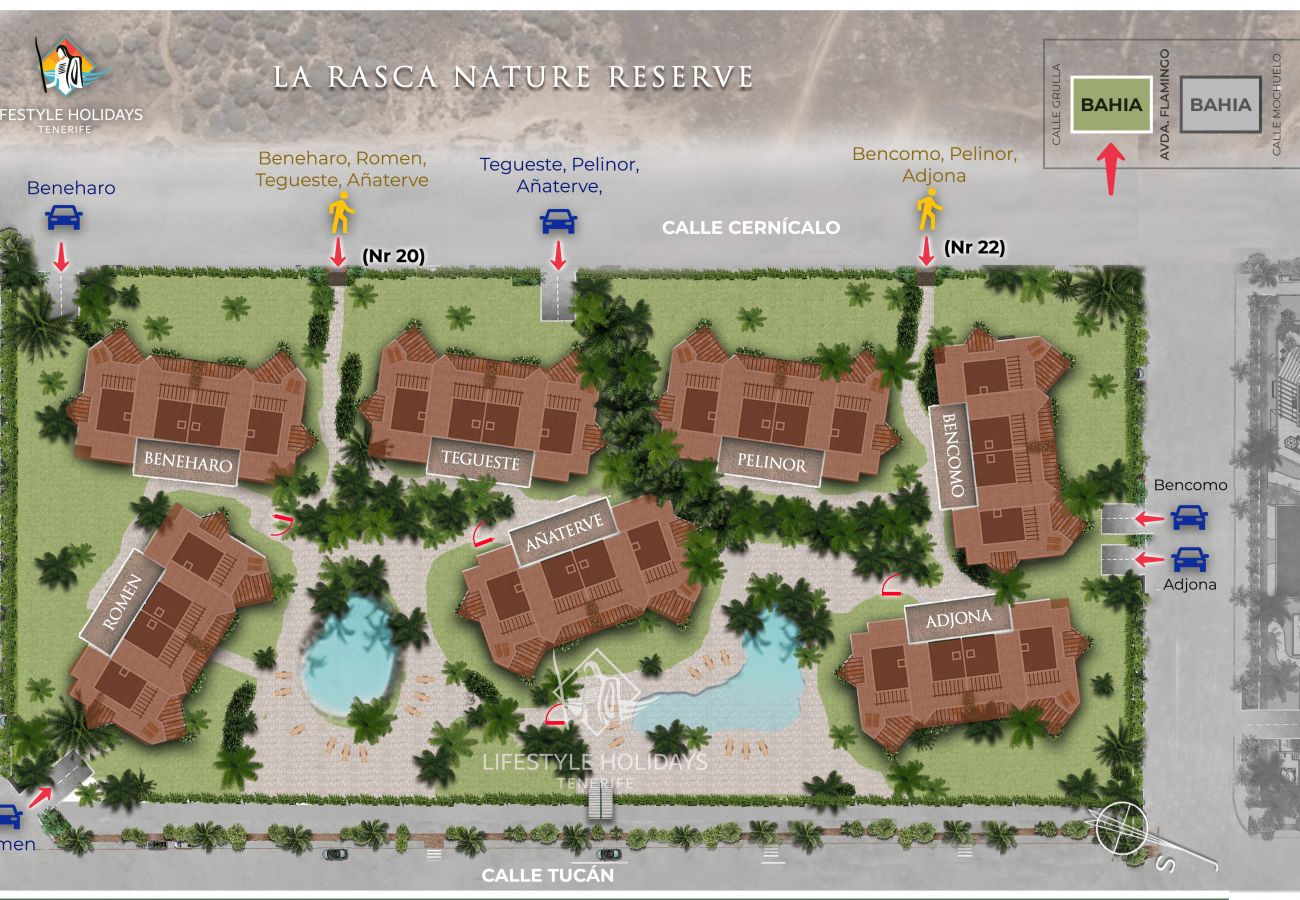 Plattegrond van complex