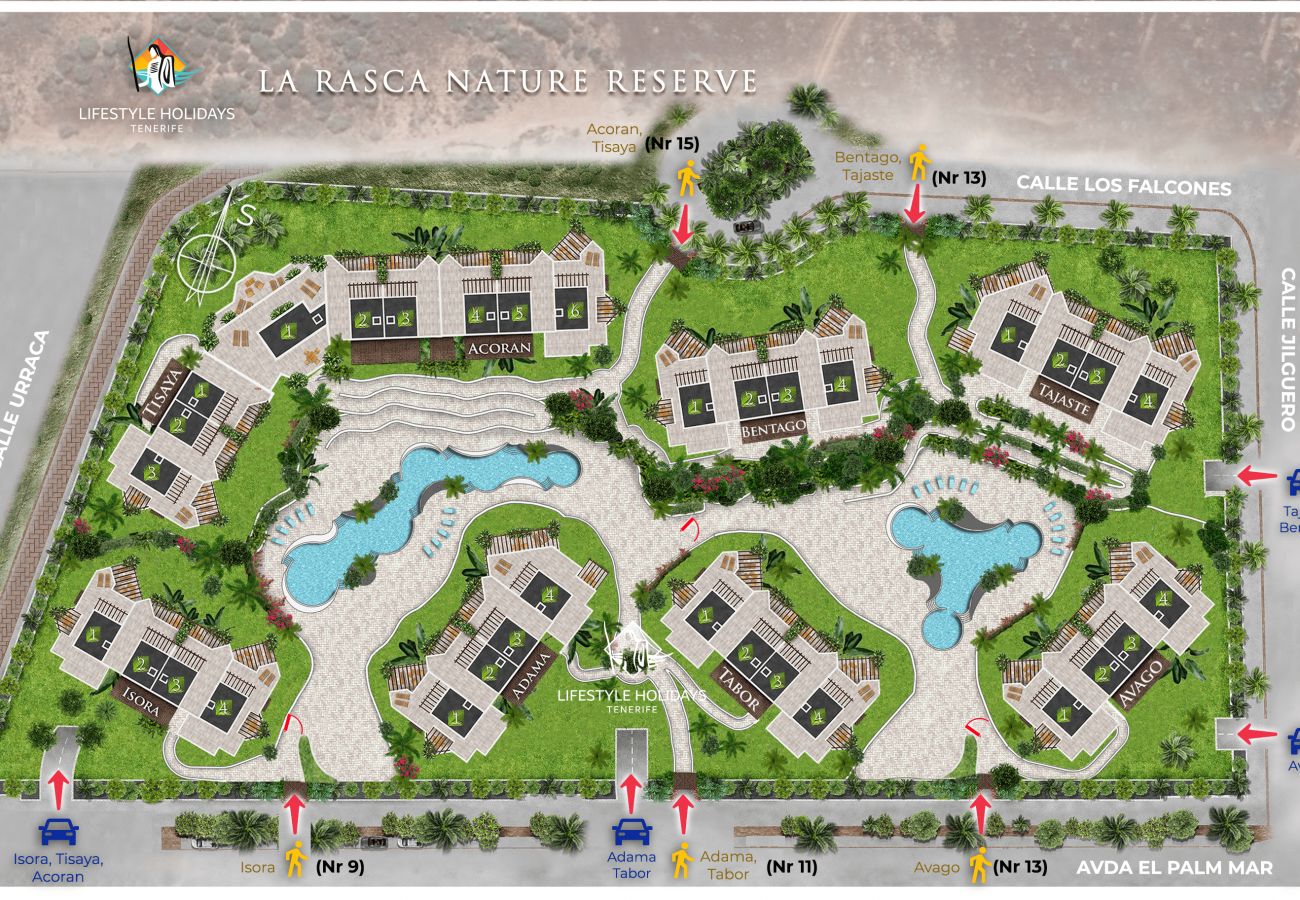 Plattegrond van complex