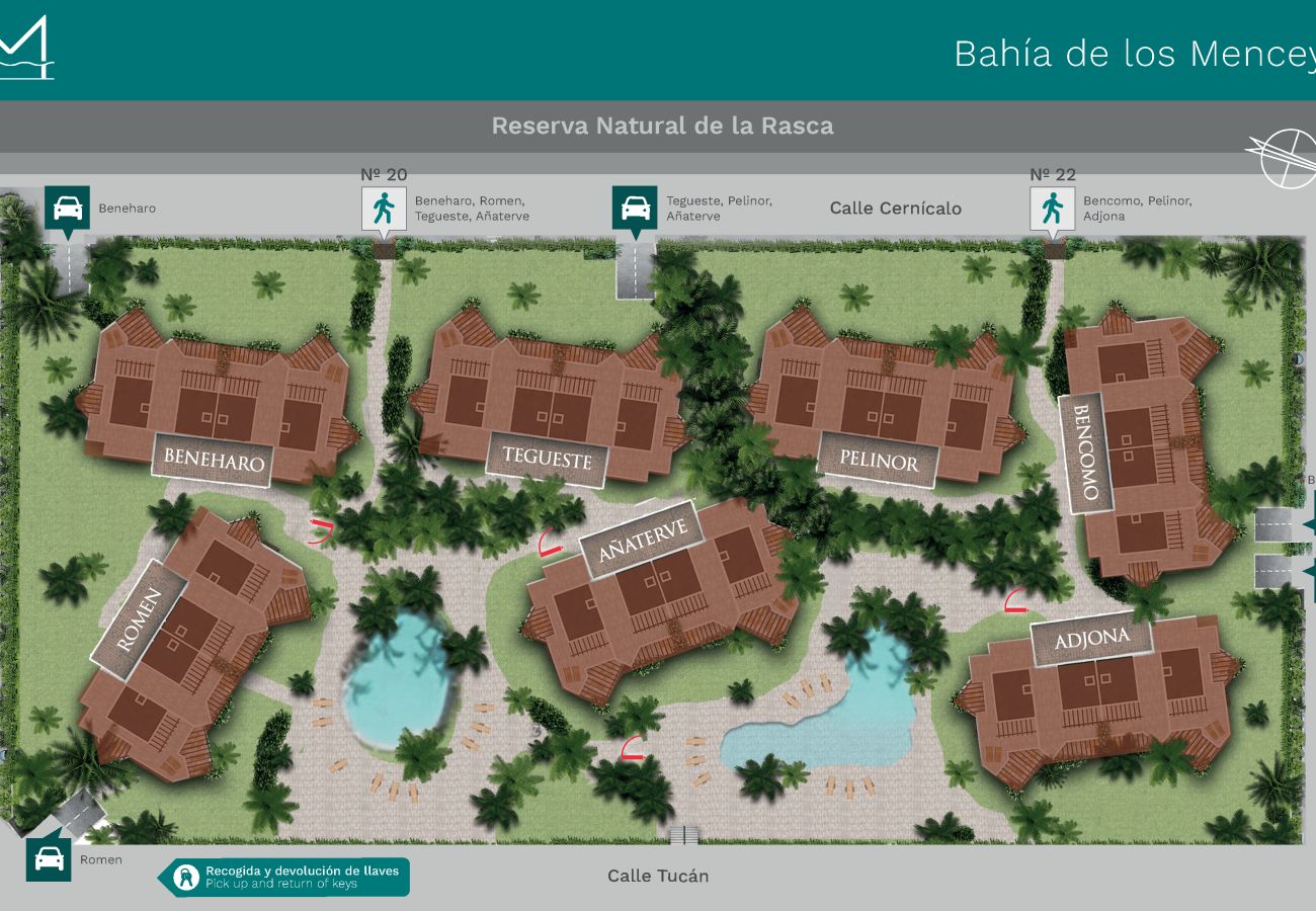Huis in Arona - Bahia - Bencomo 1.2 Partial SEA VIEW & NATURE RESE