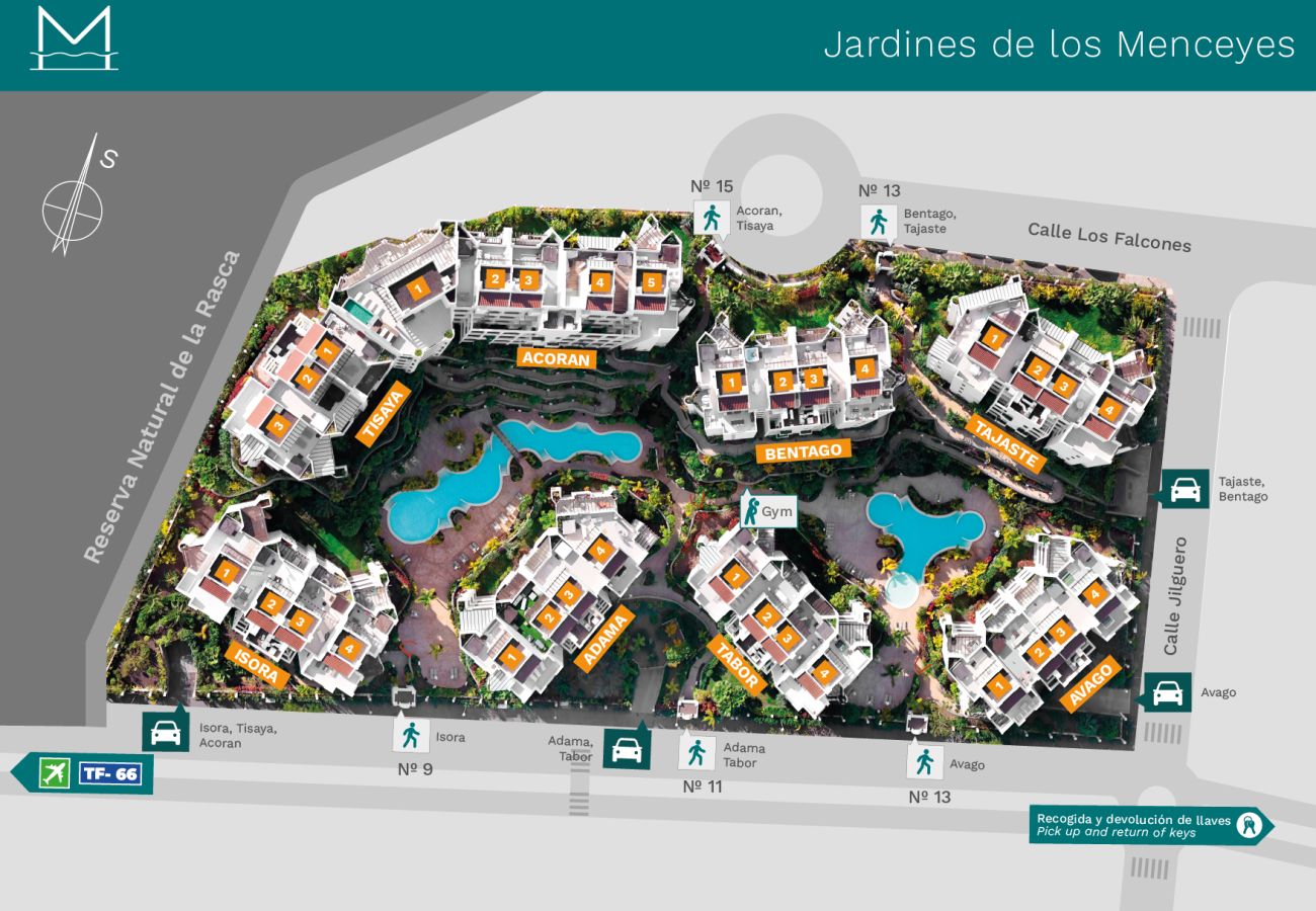 Huis in Arona - Jardines - Avago 1.1 POOL VIEW 2B